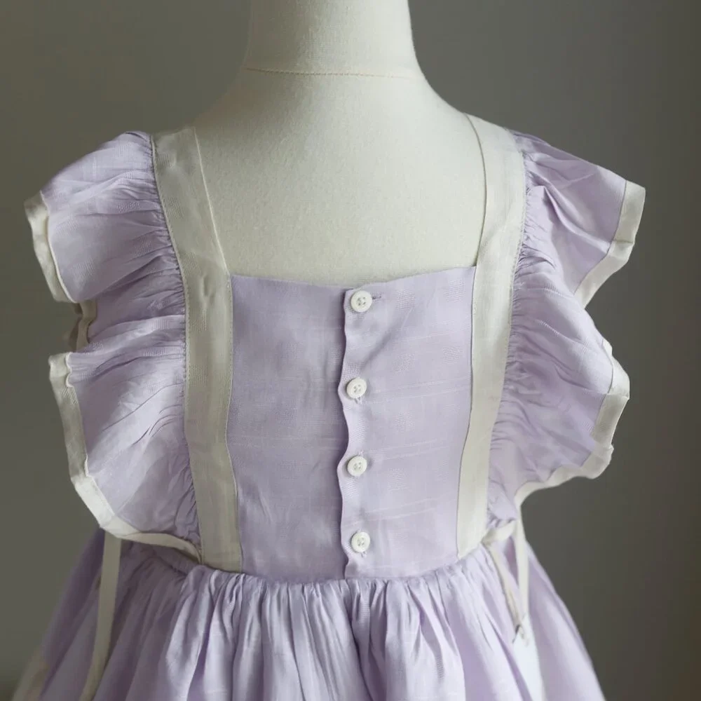 Well Dressed Wolf Kate Tunic Set Lavender and Beige Size 6 NWT